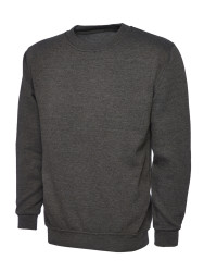 Sweter, Unisex, 5XL, Ciemnoszary, 50% Bawełny, 50% poliestru