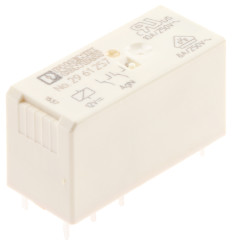 Przekaźnik mocy 12V dc DPDT Phoenix Contact, montaż PCB 360Ω Otwór przezierny