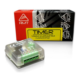 Przekaźnik czasowy TIMER 1-60s sekund, zasilanie 12VDC, AMT