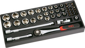 Zestaw nasadek rozmiar napędu 1/2 cala elementy: 45 SAM