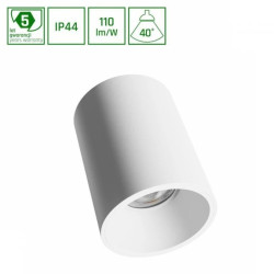 ORBITO NATYNKOWA 10W WW 230V 40ST IP44 UGR19 RA90 FI75X100MM BIAŁY OKRĄGŁA 5 LAT