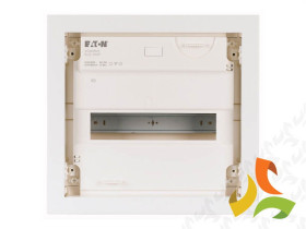 Rozdzielnica podtynkowa 12 modułowa 1x12M drzwi metal pełne superpłaska IP30 KLV-12UPS-SF 178815 EATON