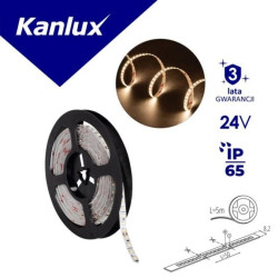 Taśma LED 24V L120 16W/M 24 IP65-WW 1600lm/m 3000K IP65 rolka 5mb 3 lata Gwarancji 33314