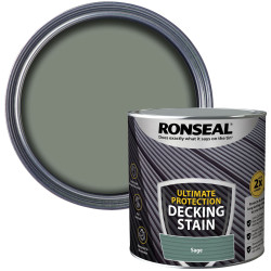 Ronseal 39221 Ultimate Protection Decking Stain Sage 2.5 litre