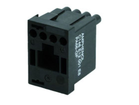 Moduł złączy dużej mocy 4-pinowe Amphenol Industrial 13A Męski
