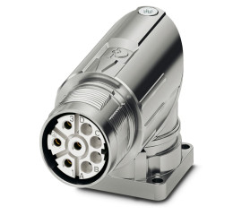 Złącze wielostykowe przemysłowe 8-pinowe M23 Montaż przedni Gniazdo Phoenix Contact