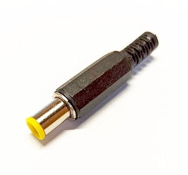 Wtyk zasilający montowany na przewód DC 2,5/5,5/14 NT