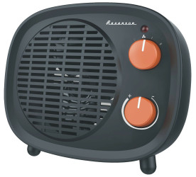 Termowentylator Retro 2000W z termostatem czarny FH-2000RB