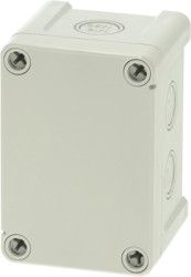 ABS enclosure, (L x W x H) 60 x 65 x 95 mm, gray, IP65, 5814020