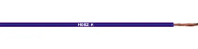 Polymer-switching strand, highly flexible, halogen free, H05Z-K, 0.5 mm², purple, outer Ø 2.6 mm, 4725071