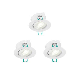 LED SPOTLIGHT 500LM COOL WHT IP44 3-PK