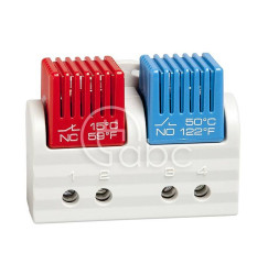 Termostat podwójny bimetaliczny nastawiony NC 5°C/15°C NO 40°C/50°C FTD 011...
