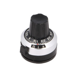 Zadajnik 10 obr.analog. 22x24mm gałka potencjometrów w.