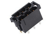 Listwa stykowa PCB 6-pinowe Mini-Fit Sr raster: 10 mm Prosty 2-rzędowe Molex Otwór przelotowy600 V W osłonie