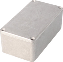 Aluminum die cast enclosure, (L x W x H) 112 x 60 x 42 mm, natural, IP55, 1590BS