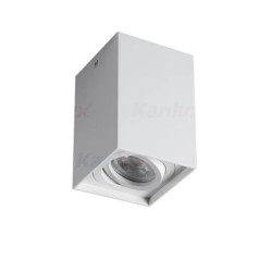 Oprawa nasufitowa punktowa natynkowa max 10W GU10 IP20 Ikl. GORD XS DLP-50-W biały 25477