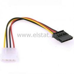 SATA kabel zasilający ( Molex na SATA ) L=18cm