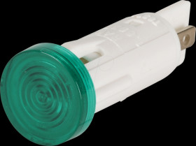 1.69.507.105/1502 Indicator, 24 - 28 V, bulb, 10 mm, round, green