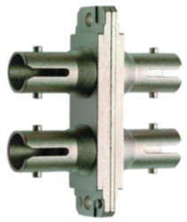 FO plug, ST, multimode, phosphor bronze, 100007078