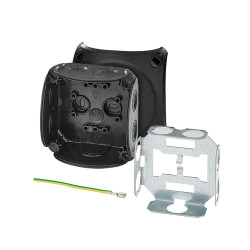 Skrzynka zaciskowa Polipropylen 62 x 93 x 93mm Czarny IP66 HENSEL