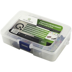 Quadrios 1802O015 LED set 3mm 5mm Wired Red Green Yellow Blue Cold white