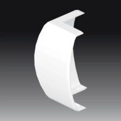 Pokrywa narożna zewnętrzna dla kanałów LE 80 biała 8776_HB