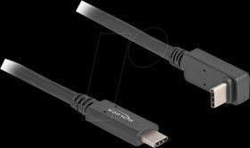 80035 USB 3.0 cable, C male, angled top/bottom, 4K 60 Hz, 2 m