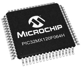 Mikrokontroler Microchip PIC32MX120F064H-I/PT PIC32MX TQFP 64-pinowy Powierzchnia PIC 64kB 32 bit 50 MHz, 8 kB RAM