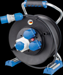 22176 Xperts camping cable reel with powerlight, 25 m