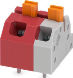 PCB terminal, 2 pole, pitch 5 mm, AWG 24-16, 16 A, push-in, multicoloured, 1768814