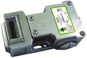 Wyłącznik bezpieczeństwa z blokadą 208001 M20 4 2NC/1NO 10 A 240V 1NO 2NC Stal nierdzewna Klucz IP67, IP69K 103.5mm