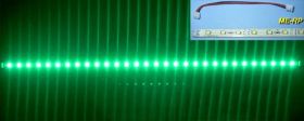 MODUŁ PCB 12V 50cm GREEN 30xLED-3528 SMD