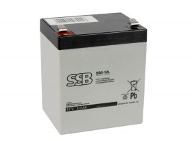 Akumulator VRLA AGM 12V 5Ah (żywotność 6-9lat) SB5-12L T2