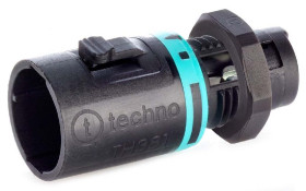 Złączka oświetleniowa RS PRO 2 Męski Wtyk trójnik Wtyczka