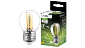 Żarówka Led E27 P40 Filament 2W 25W 249Lm 4000K Neutralna 360 Lumiled