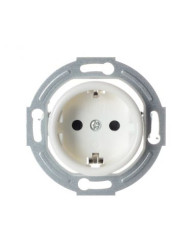 LOFT GNIAZDO 230V SCHUKO BIAŁE JLM BEZ RAMKI