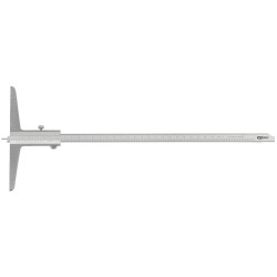 KS Tools 300.0553 Depth Vernier Calliper With Feeler Pin, 0-200mm