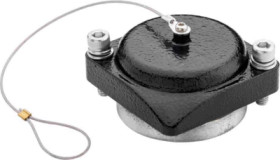Cover cap, size SP2, die-cast aluminum, screw locking, IP65/IP68/IP69/IPx9, 09400215411