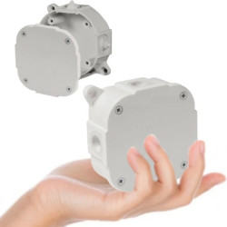 VIPLAST Puszka VP-74 Bryzgoszczelna Biała IP44