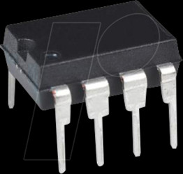 UA741CP Operational amplifier, single, DIP-8