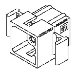 Obudowa złącza 9-pinowe 3-rzędowe raster: 3.68mm Molex Męski Montaż na kablu STANDARD .062" Zaciski PC Tail męskie