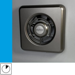 Wentylator domowy Classic 100TSF wyłącznik czasowy, fi 100 mm, kolor srebrny