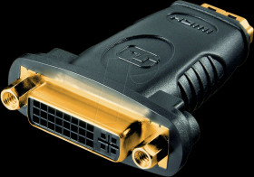 68690 HDMI/DVI-D adapter, gold-plated connectors