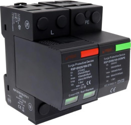 Ogranicznik przepięć Klasa I+ II (T1+T2) 230 V AC Iimp 25kA 10/350 Imax 100kA RSP-EH25/100-275/11 2617367
