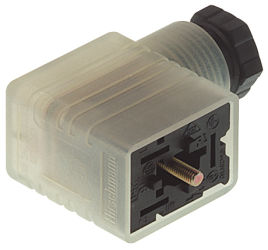 GML 209 NJ LED 24 VR YE gniazdo kablowe, sygnalizacja LED (żółta) + warystor, Hirschmann, 933 929-100, 933929100, GML209NJLED24V