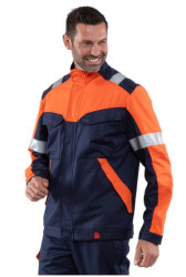 Kurtka, 63602OCMVT, rodzaj Unisex, XXL, Pomarańczowy