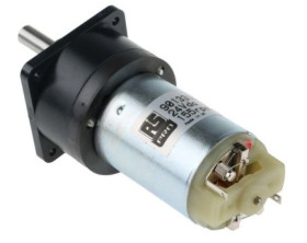 Motoreduktor DC, 155 obr./min, 10 Ncm, RS PRO