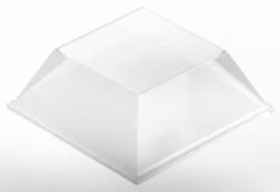 Enclosure feet, straight, PUR, (W x H) 20.5 x 7.6 mm, transparent, SJ5323