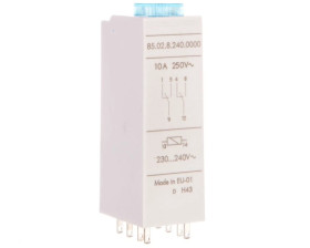 Przekaźnik czasowy 2P 10A 230-240V AC, wielofunkcyjny Al, Dl, SW, GI 85.02.8.240.0000