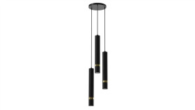Lampa Wisząca Joker Black/Gold 3Xgu10 Mlp8918 Milagro